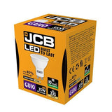 JCB GU10 LED bulb 3W 235lm warm white 3000K close-up