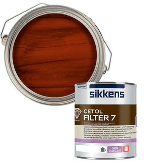 Sikkens Cetol Filter 7 Plus 1L tin, Teak (085) exterior wood stain