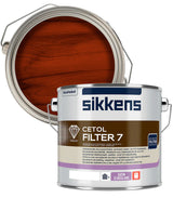 Sikkens Cetol Filter 7 Plus 2.5L tin, Teak (085) exterior wood stain