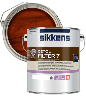 Sikkens Cetol Filter 7 Plus 5L tin, Teak (085) exterior wood stain