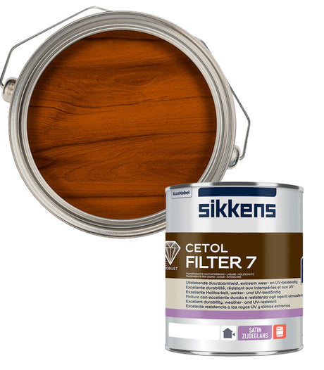 Sikkens Cetol Filter 7 Plus 1L tin, Light Oak (006) exterior wood stain