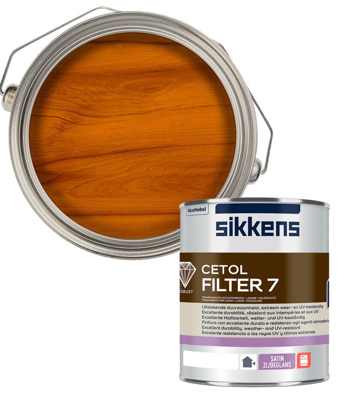 Sikkens Cetol Filter 7 Plus 1L tin, Pine (077) exterior wood stain