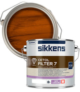 Sikkens Cetol Filter 7 Plus 2.5L tin, Light Oak (006) exterior wood stain