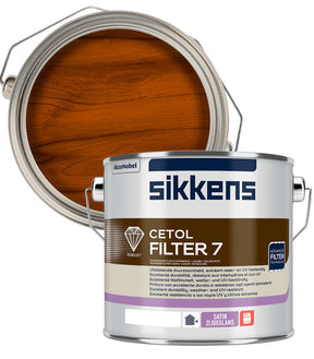 Sikkens Cetol Filter 7 Plus 2.5L tin, Light Oak (006) exterior wood stain