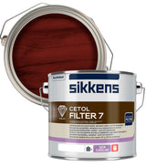 Sikkens Cetol Filter 7 Plus 2.5L tin, Mahogany (045) exterior wood stain