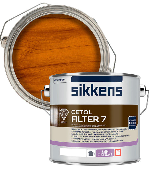 Sikkens Cetol Filter 7 Plus 2.5L tin, Pine (077) exterior wood stain