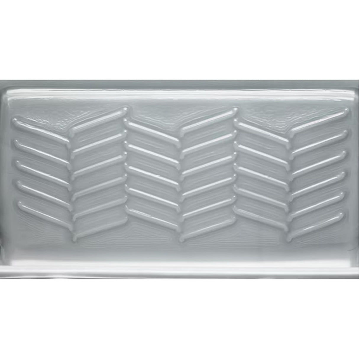 Purdy Dual Roll Off bucket liner unfolded showing the grid pattern and pull tab