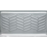 Purdy Dual Roll Off bucket liner unfolded showing the grid pattern and pull tab