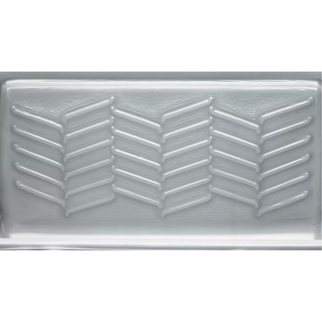 Purdy Dual Roll Off bucket liner unfolded showing the grid pattern and pull tab