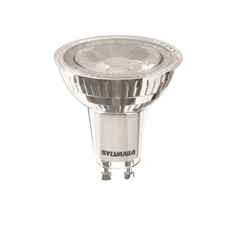 Sylvania Superia RefLED GU10 bulb cool white close-up