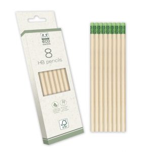 Ig Design Eco Essentials HB Pencils - Pack 8 - FSC1-NECP