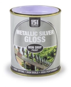 151 Coatings Metallic Silver Paint - 300ml - DY061