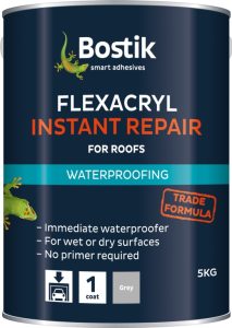 Bostik Flexacryl Instant Waterproof Compound - 1kg Grey - 30811953