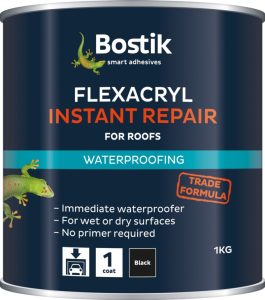 Bostik Flexacryl Instant Waterproof Compound - 1kg Black - 30811960