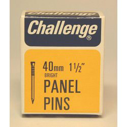 Challenge Panel Pins - Bright Steel (Box Pack) - 40mm - 10612