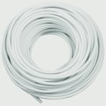 SupaDec Sprung Curtain Wire - 100cm - White Plastic Coated - SPDCW100CM