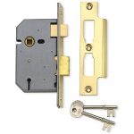 Union 3 Lever Mortice Sashlock - Polished Brass 2.5" - Y2277-PL-2.50