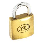 Securit Tricircle Brass Padlock - 32mm 6 Pack - B1174