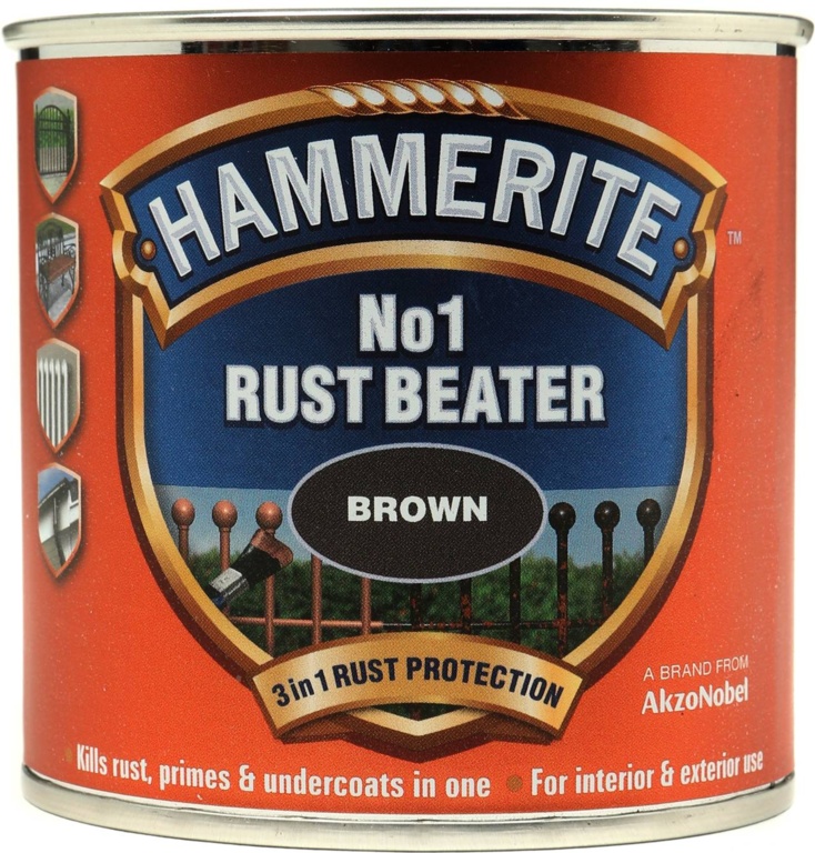 Hammerite No.1 Rustbeater 250ml - Brown - 5092810