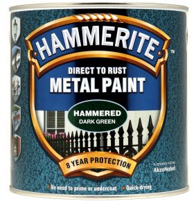 Hammerite Metal Paint Hammered 2.5L - Dark Green - 5084834