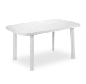 SupaGarden Plastic Oval Table - White - CPOT137W