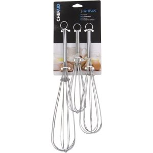 Chef Aid Whisks (Set of 3) - 20.5cm/22.9cm/25.5cm - 10E 00631