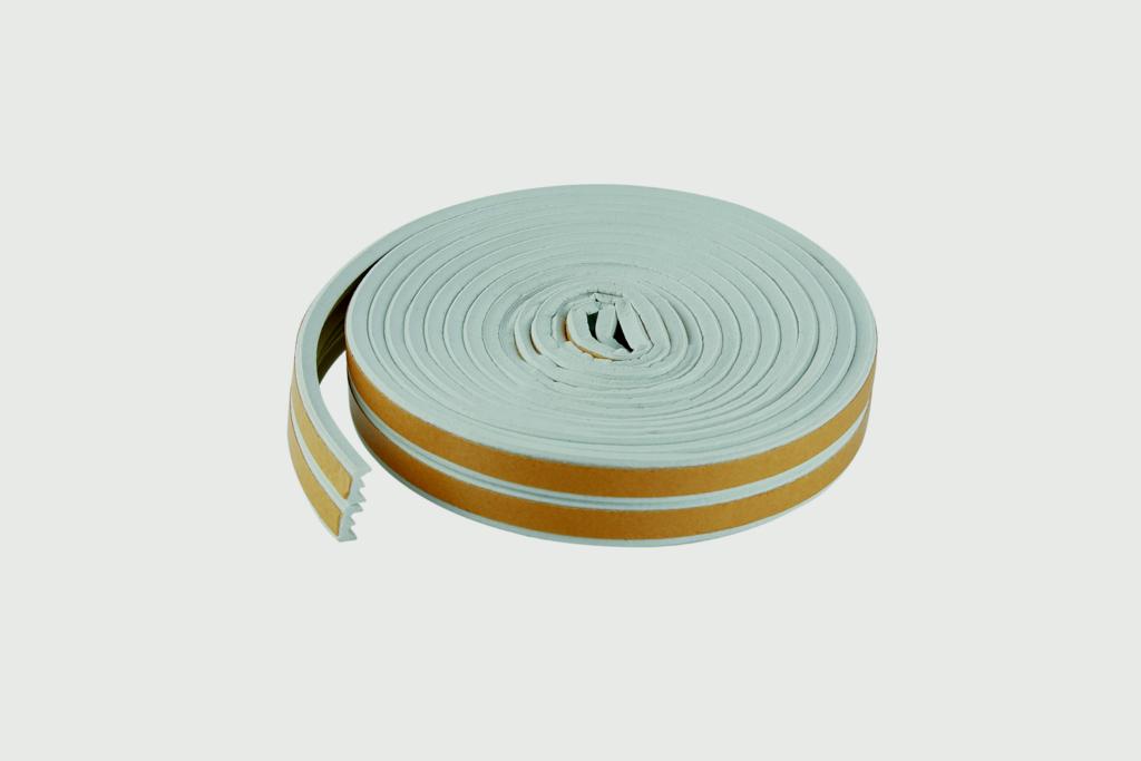 Woodside Epdm E Rubber Strip - 5m White - WDE5