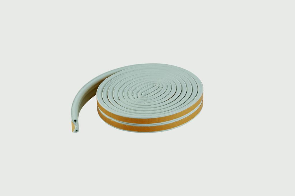 Woodside EPDM P Rubber Strip - 5m White - WDE15