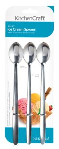 KitchenCraft Icecream/Soda Spoon - 3 Piece - KCSODA