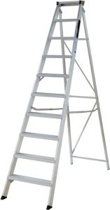 Werner Builders Stepladder - 10 Tread - 7141018