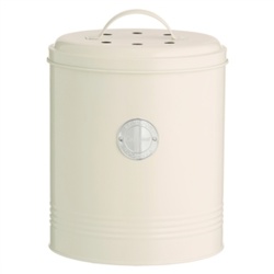 Typhoon Living Compost Caddy - Cream - 1401.062