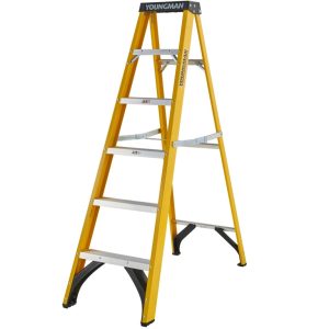 Werner Fibreglass Ladder - 6 Tread - 7160618