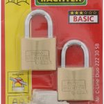 Burg-Wächter Light Security Brass Padlock Multi-Pack Keyed Alike - 2 x 30mm - 6341