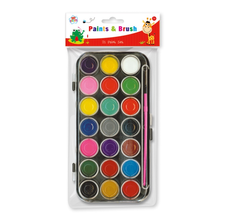 Anker 21 Paints & Brush Set - PIU/4