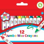 Anker 12 Pack Jumbo Wax Crayons - CYON/3