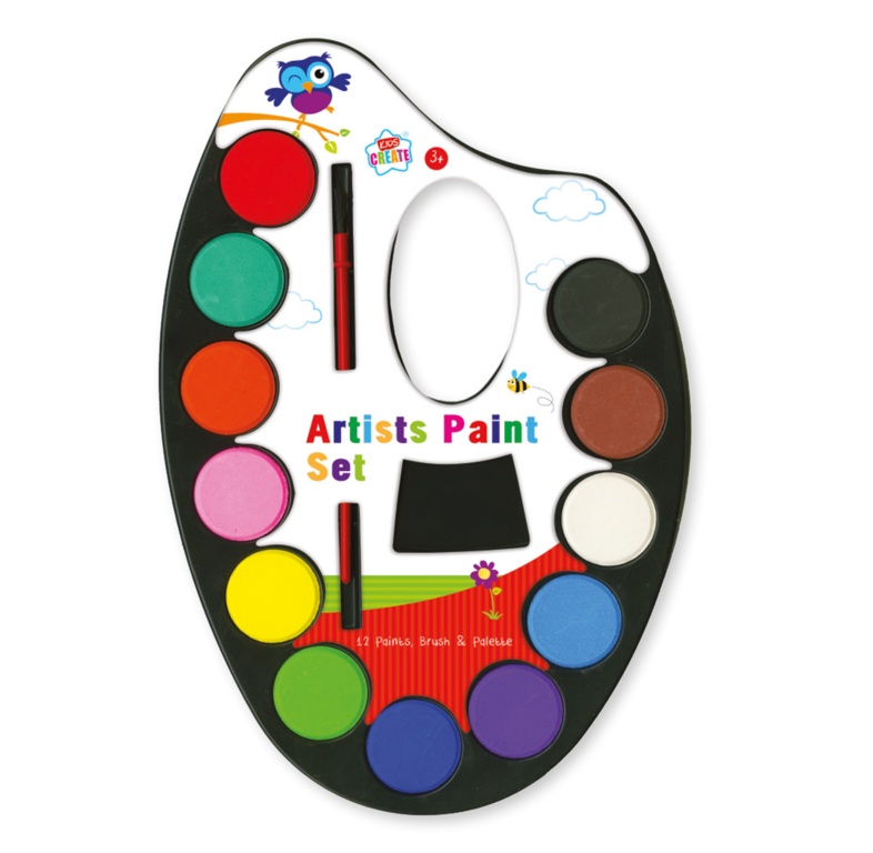 Anker Paint Palette With Paints - PATE/6