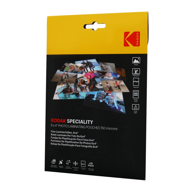 Kodak Laminating Pouches 6x4 Photo - Pack 25 - KD-LM6X4-PK25C