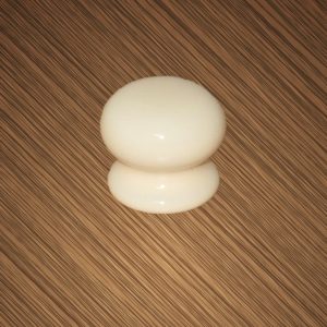 Securit Ceramic Knob Beige 35mm - Pack of 5 - S3572