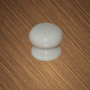 Securit Ceramic Knob Grey - 35mm - Pack of 5 - S3573