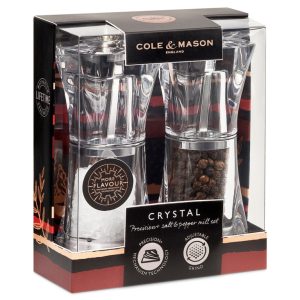 Cole & Mason Crystal Gift Set Clear Precision - 125mm - H37408P