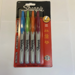 Sharpie Permanent Colour Markers - Pack 4 - S0751530