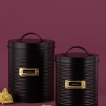 Typhoon Otto Storage Canisters Set 2 - Black - 1401.112