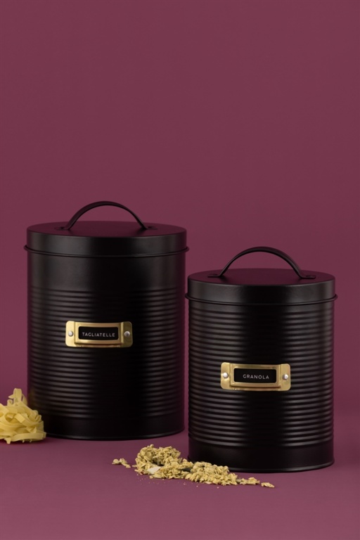 Typhoon Otto Storage Canisters Set 2 - Black - 1401.112