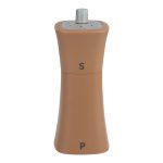 Grunwerg Square Pepper Mill & Salt Shaker - Pastel Red - SP-9174RD