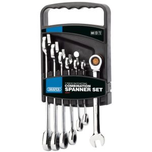 Draper HI-TORQ® Ratcheting Combi Spanner Set - 7 Piece - 25397