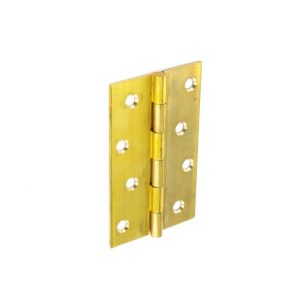 Securit Brass Butt Hinges Self Colour (Pair) - 50mm - S4203