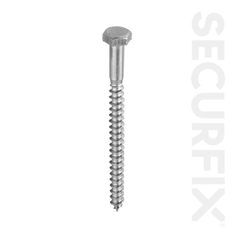 Securfix Coach Screw 10 Pack - M10 x 50mm - T11304