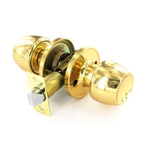 Securit Brass Passage Knob Set - 60mm/70mm - S2952