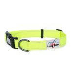 Long Paws Urban Trek Neon Yellow Dog Collar - Small - UTCNS