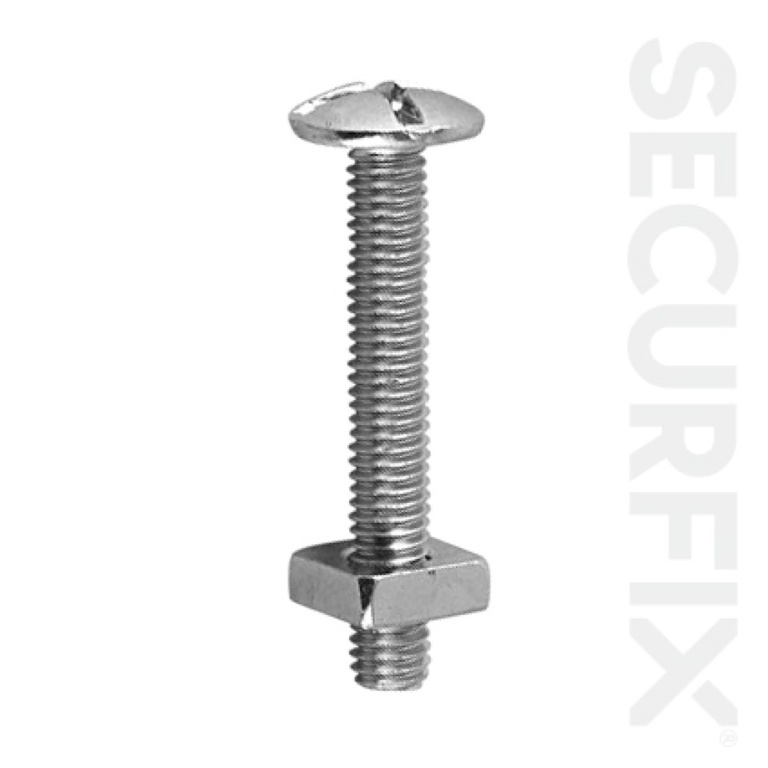 Securfix Roofing Bolt ZP M6x100mm - Pack 25 - T10970